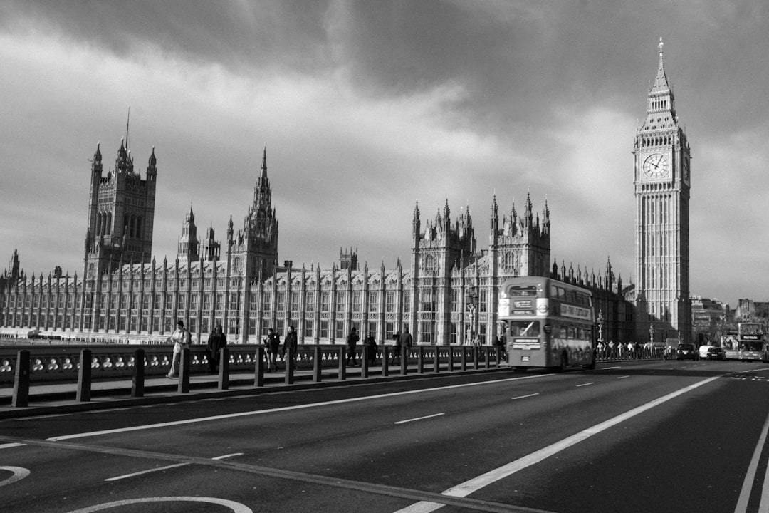 The houses of parliament and big ben in london.